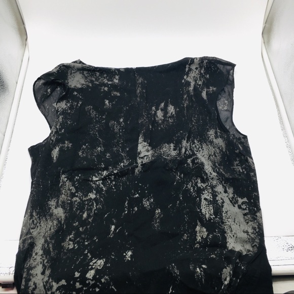 14 H by Halston Drape Front Sleeveless Top Shirt - Picture 9 of 15